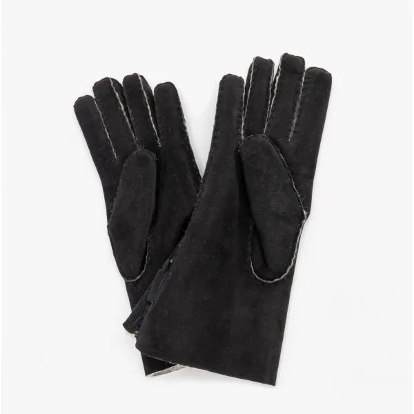 Shepherd MELINA Womens Sheepskin Gloves Black sold by Shuperb