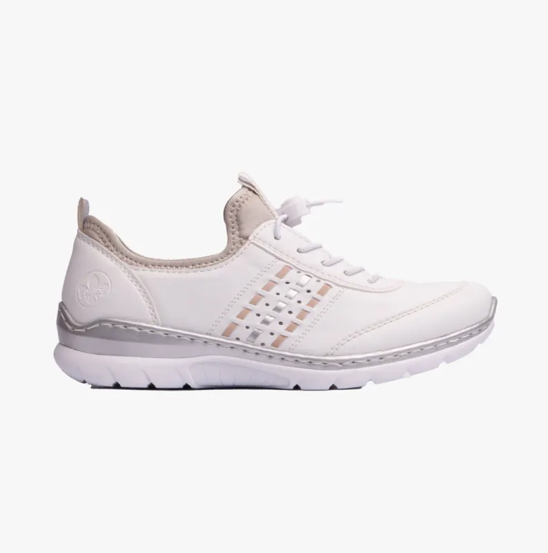 Rieker L3259-80 Womens Shoes White sold by Shuperb