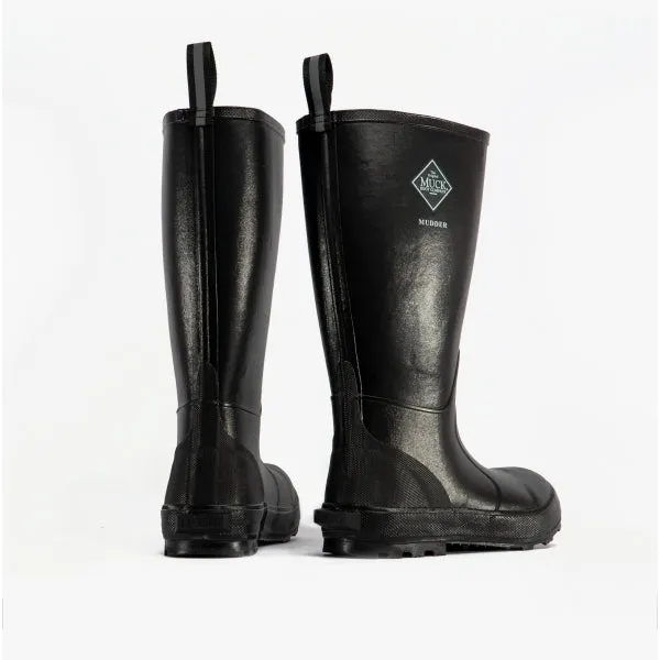 MUDDER TALL Unisex Rubber Wellington Black sold by Shuperb product image thumbnail 3