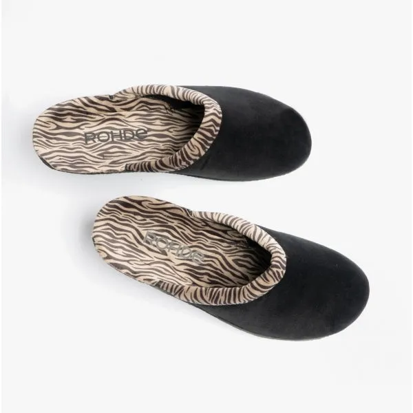 Rohde 2465-90 Womens Slippers Black/Zebra sold by Shuperb product image thumbnail 3