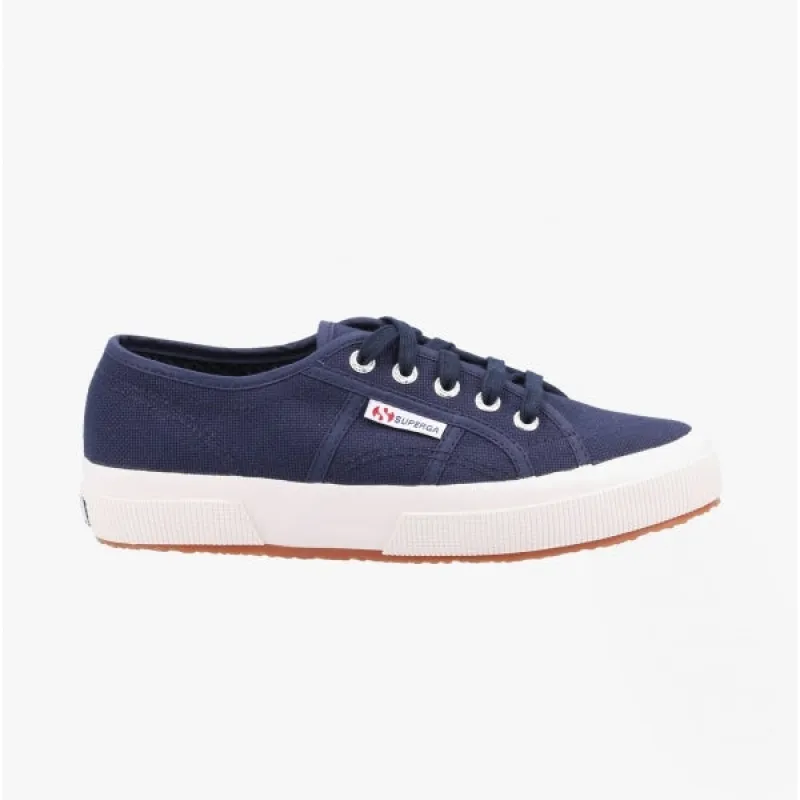 Superga 2750 COTU CLASSIC Womens Canvas Trainers Navy sold by Shuperb
