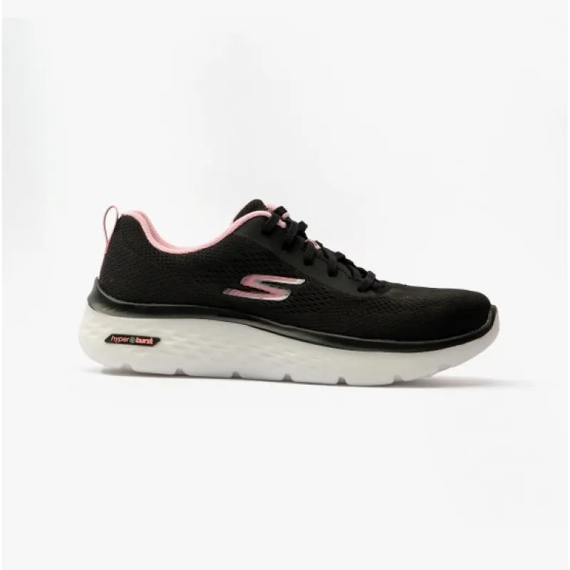 Skechers 124578/BKPK GO WALK HYPER BURST Womens Lace-Up Trainers Black/Pink sold by Shuperb