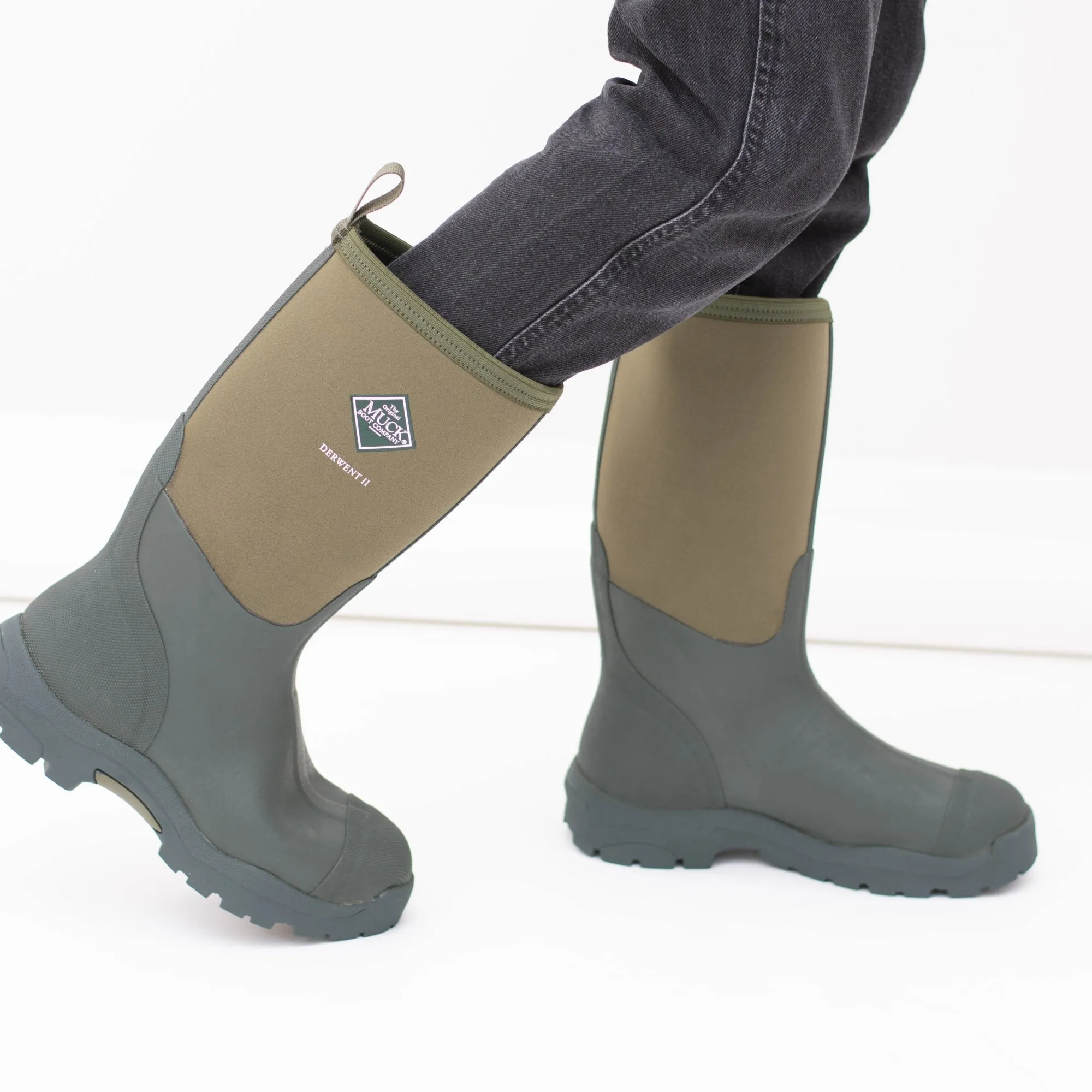Muck Boots DERWENT II Unisex Rubber Wellington Boots Moss sold by Shuperb product image thumbnail 2