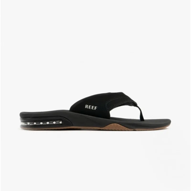 FANNING Mens Sandals Black/Silver sold by Shuperb