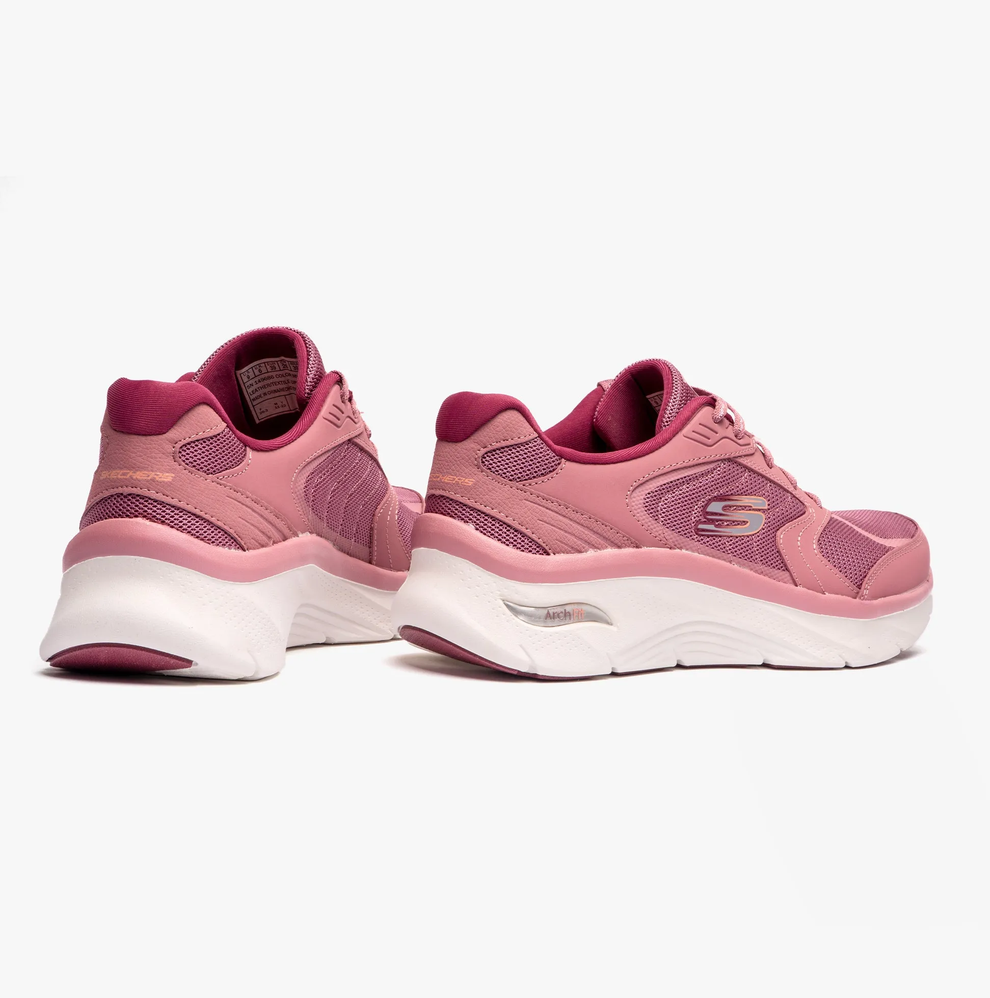 ARCH FIT D'LUX - COZY PATH Ladies Lace-Up Trainers Purple sold by Shuperb product image thumbnail 3