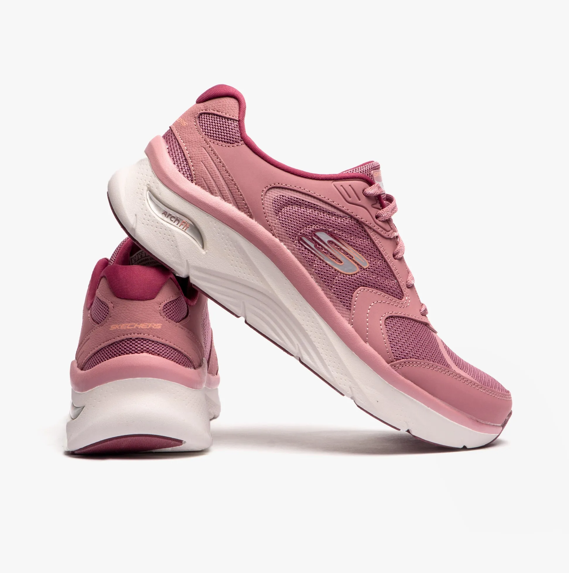 ARCH FIT D'LUX - COZY PATH Ladies Lace-Up Trainers Purple sold by Shuperb product image thumbnail 5