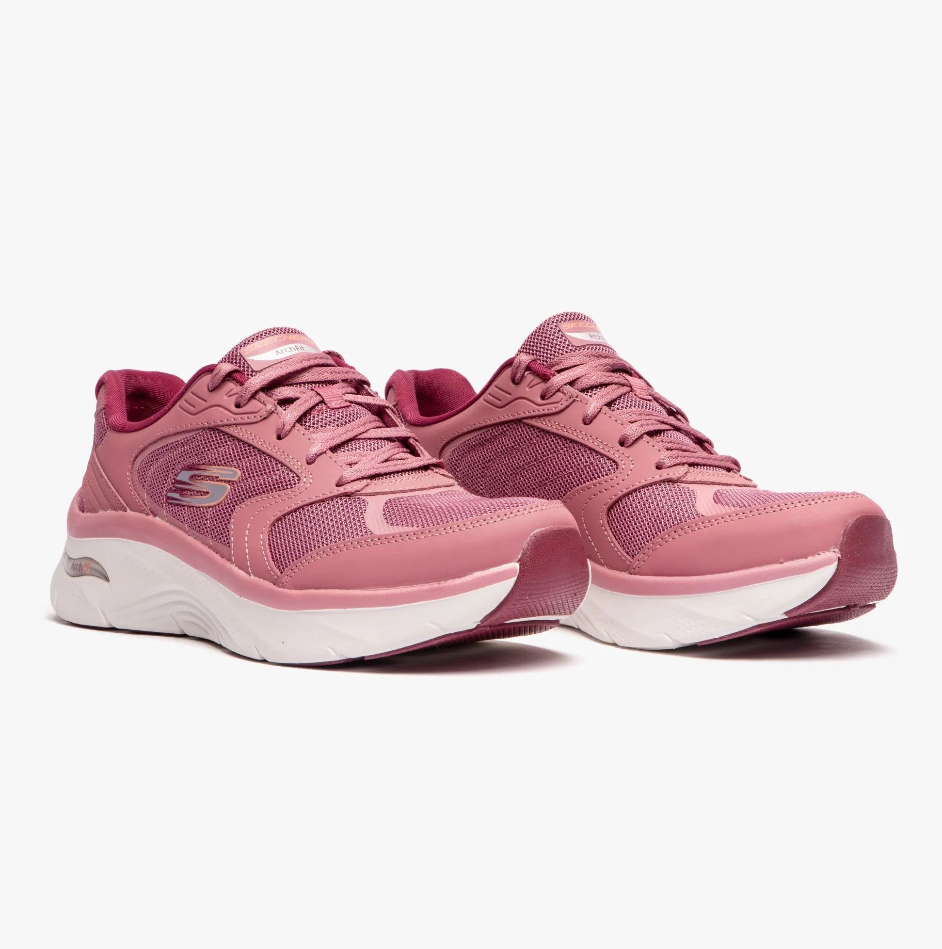 ARCH FIT D'LUX - COZY PATH Ladies Lace-Up Trainers Purple sold by Shuperb product image thumbnail 2