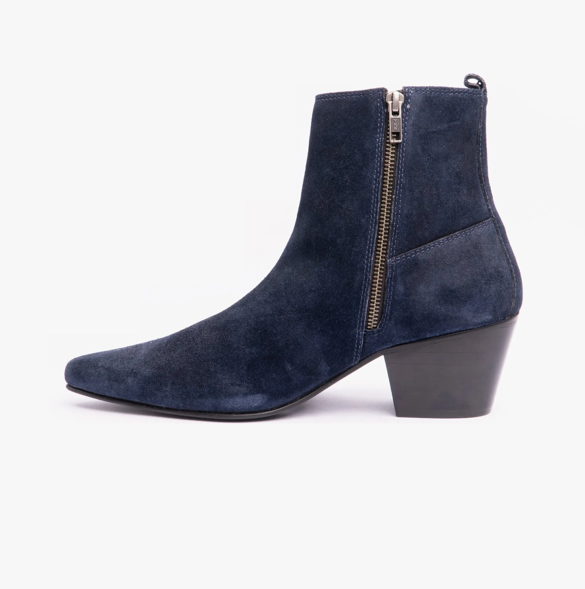 Club Cubano LENNON Mens Cuban Heel Boots Navy Suede sold by Shuperb product image thumbnail 5