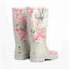 BLOSSOM Ladies Rubber Wellington Boots Blue sold by Shuperb