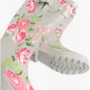 BLOSSOM Ladies Rubber Wellington Boots Blue sold by Shuperb