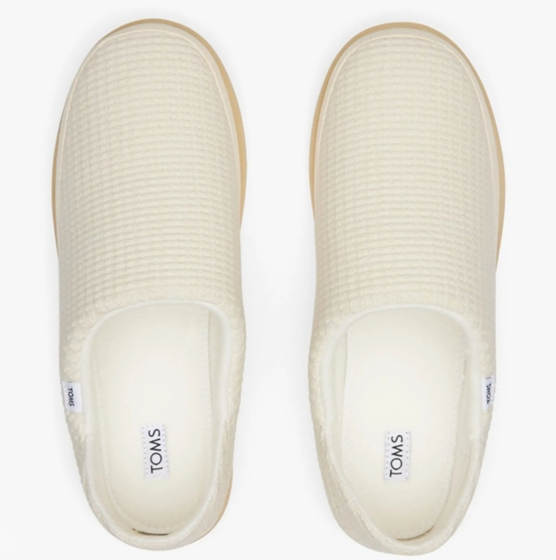 EZRA Ladies Slip-On Full Slippers Natural sold by Shuperb product image thumbnail 3
