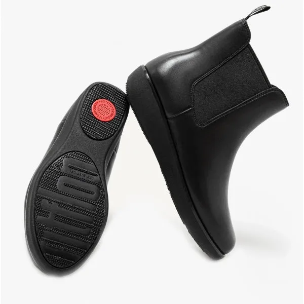 FitFlop SUMI Womens Leather Chelsea Boots All Black sold by Shuperb product image thumbnail 4