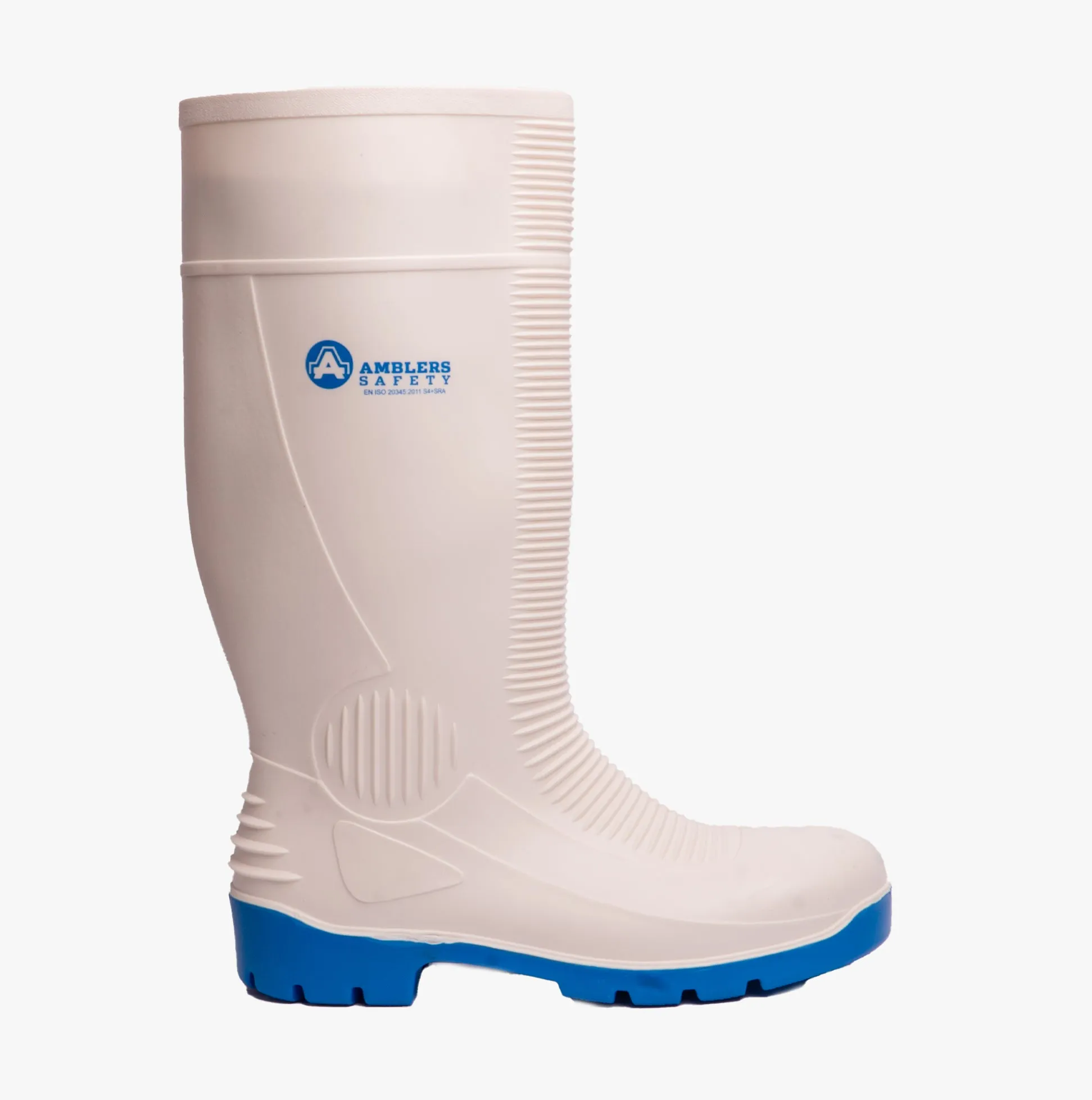Amblers Safety FS98 Unisex Safety Boots Wellington White sold by Shuperb