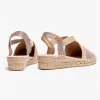 VELINO Ladies Wedge Espadrilles Platinum sold by Shuperb