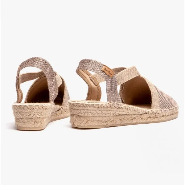VELINO Ladies Wedge Espadrilles Platinum sold by Shuperb product image thumbnail 3