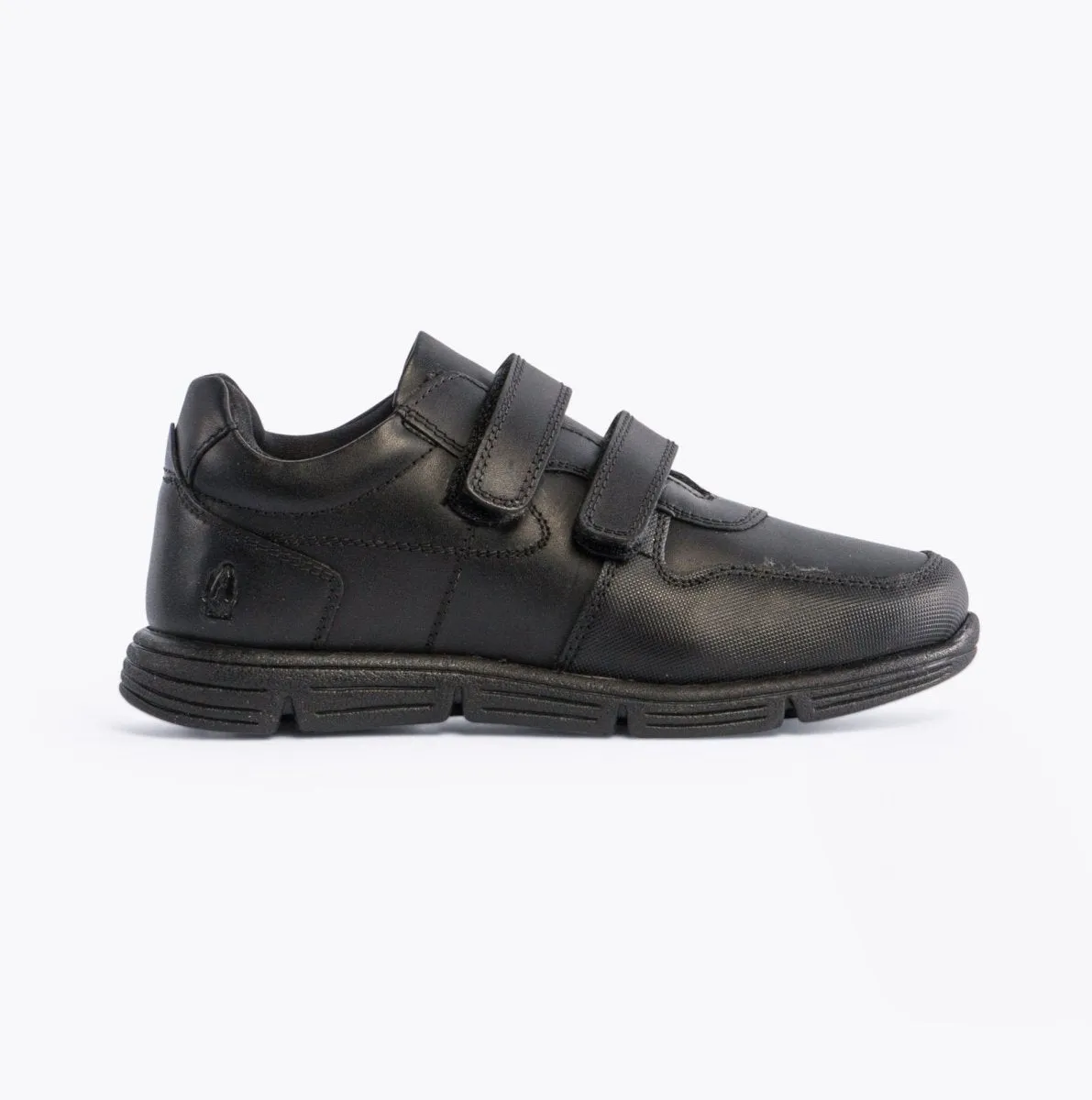 Hush Puppies LUCAS Boys Leather School Shoes Black sold by Shuperb
