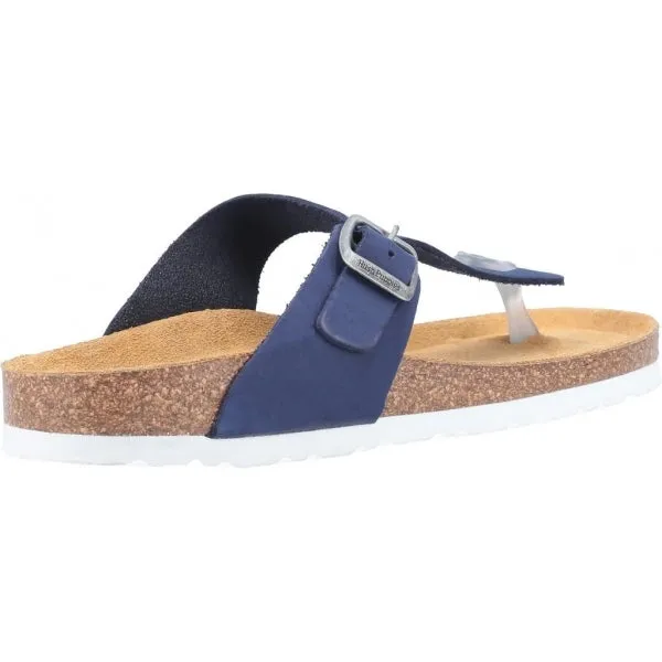 Hush Puppies KAYLA Womens Leather Toe Post Sandals Navy sold by Shuperb product image thumbnail 3