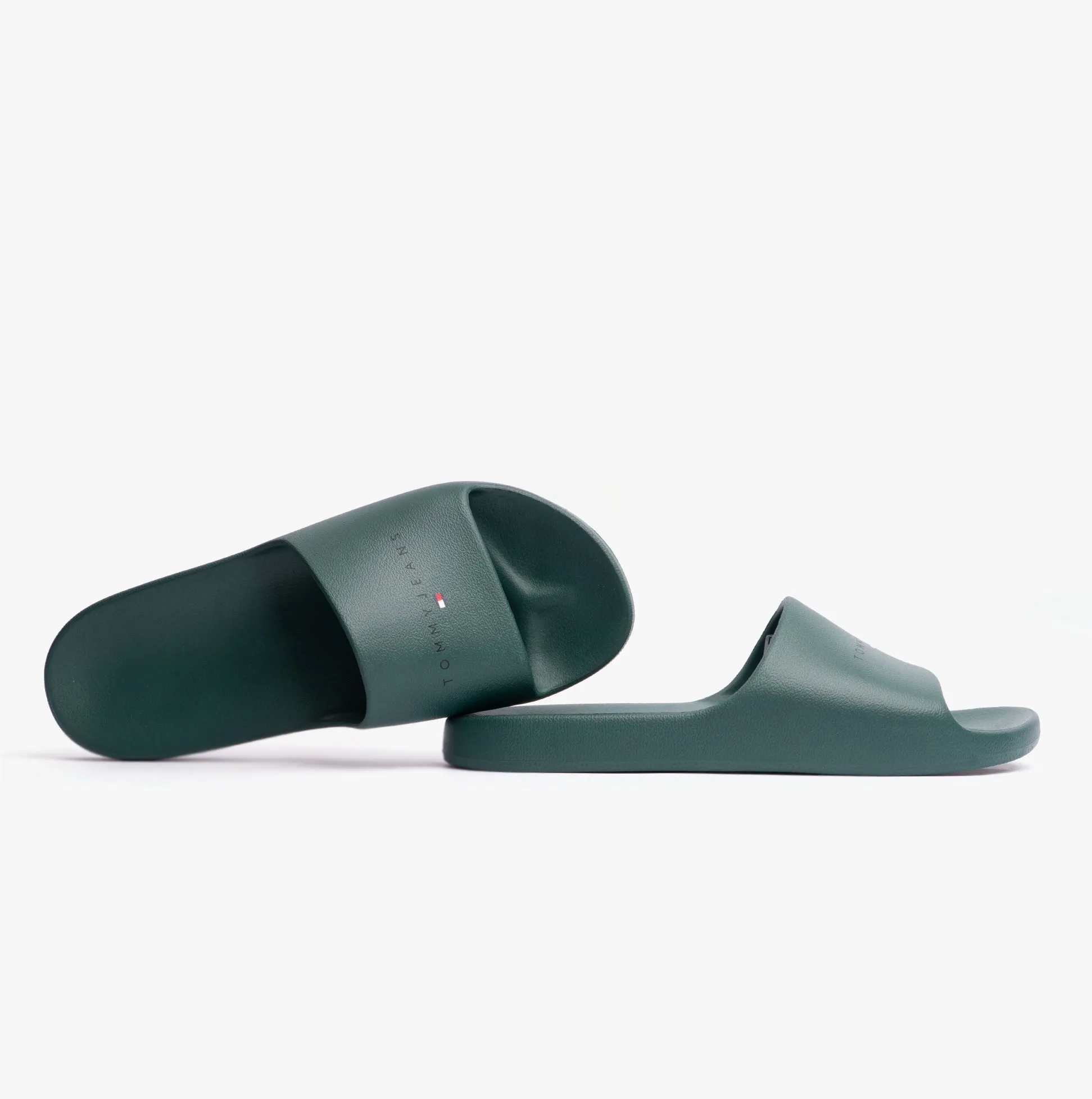 Tommy Hilfiger BASIC SLIDE Mens Slides Tahoe Forest sold by Shuperb product image thumbnail 3