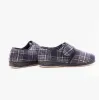 HARRY Mens (G Fit) Touch Fasten Full Slippers Navy Check sold by Shuperb