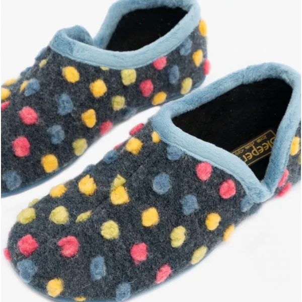 Sleepers JADE Womens Full Slippers Blue sold by Shuperb product image thumbnail 2