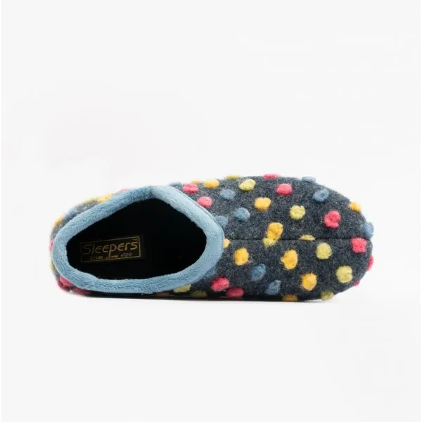 Sleepers JADE Womens Full Slippers Blue sold by Shuperb product image thumbnail 4