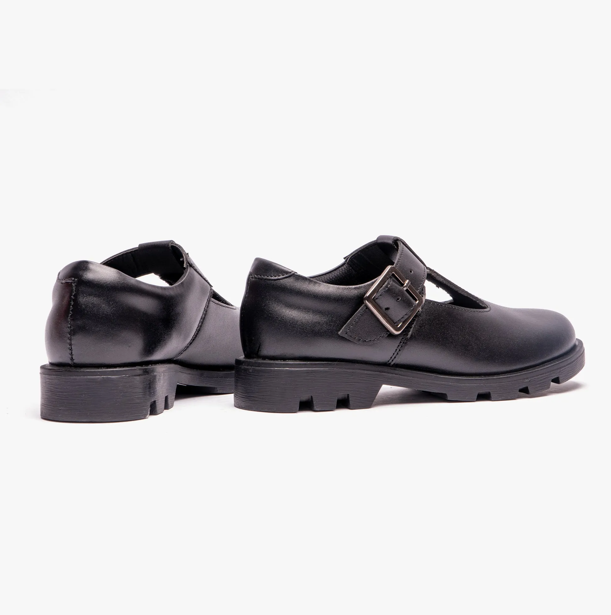 Roamers G705A Girls T-Bar Buckled School Shoes Black sold by Shuperb product image thumbnail 3