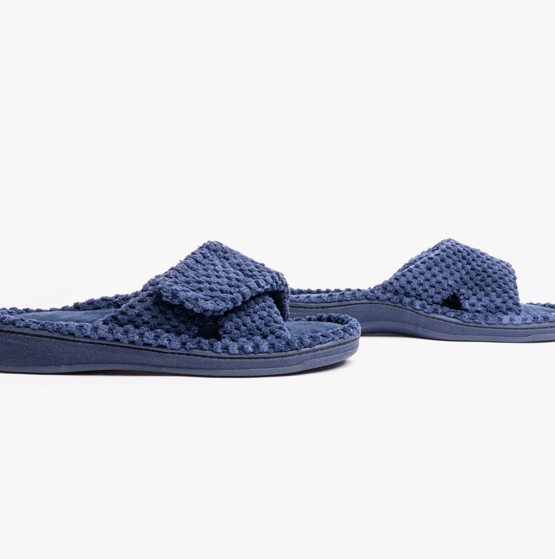 Padders FLO Womens (EE Fit) Slippers Navy Popcorn sold by Shuperb product image thumbnail 2