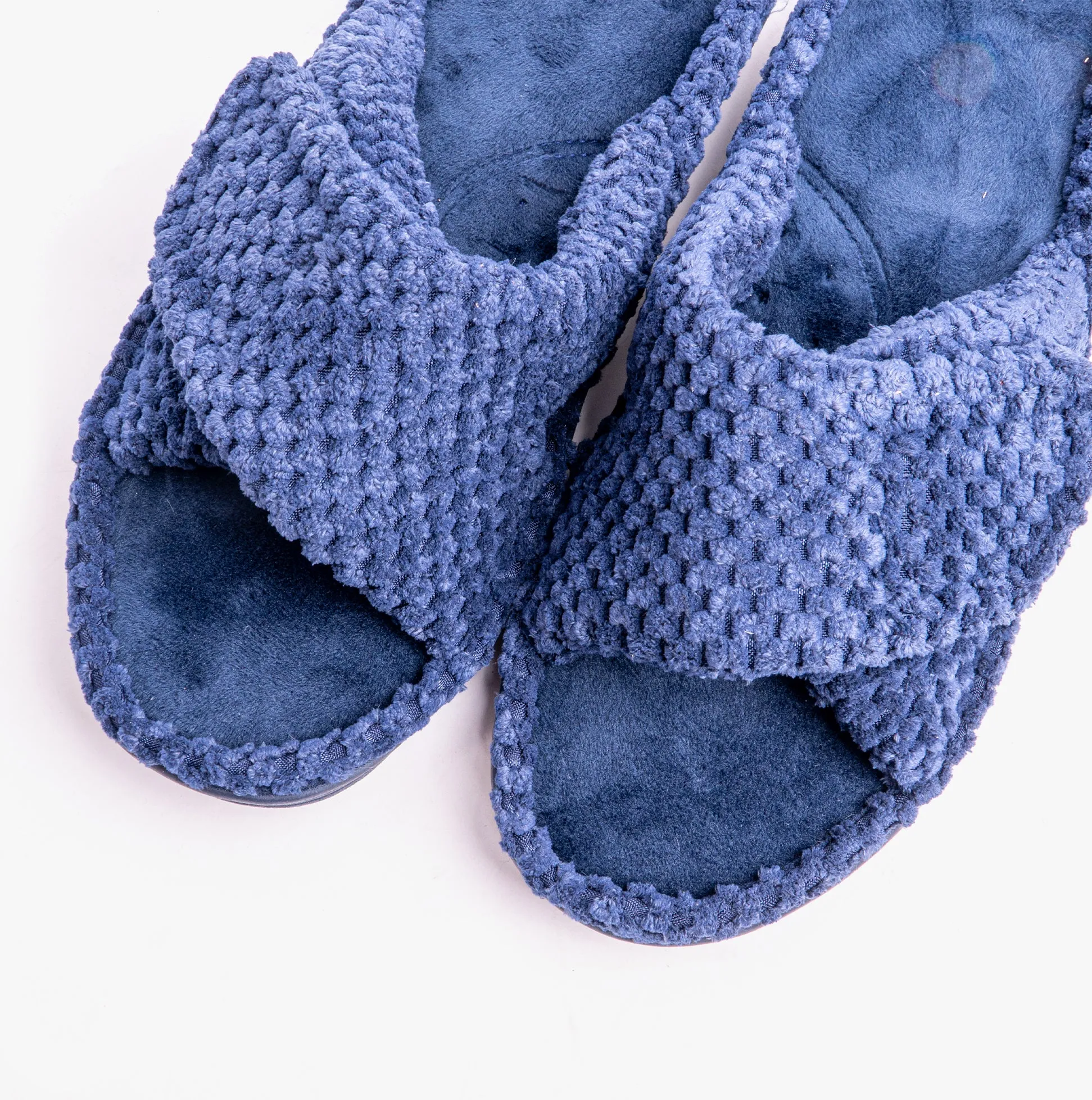 Padders FLO Womens (EE Fit) Slippers Navy Popcorn sold by Shuperb product image thumbnail 5