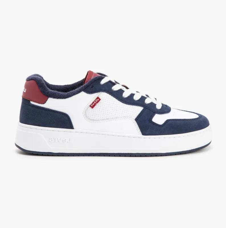 Levi's GLIDE Mens Trainers Regular White sold by Shuperb