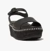 FitFlop ELOISE BACK STRAP Womens Espadrille Black sold by Shuperb