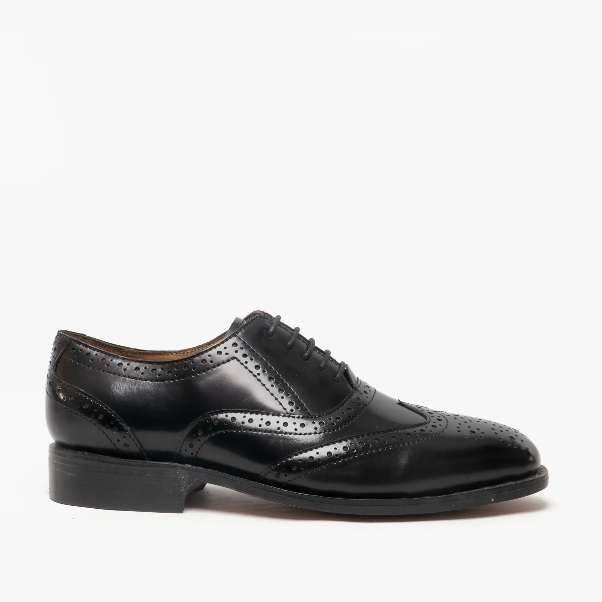 BEN Mens Leather Brogue Shoes Black sold by Shuperb