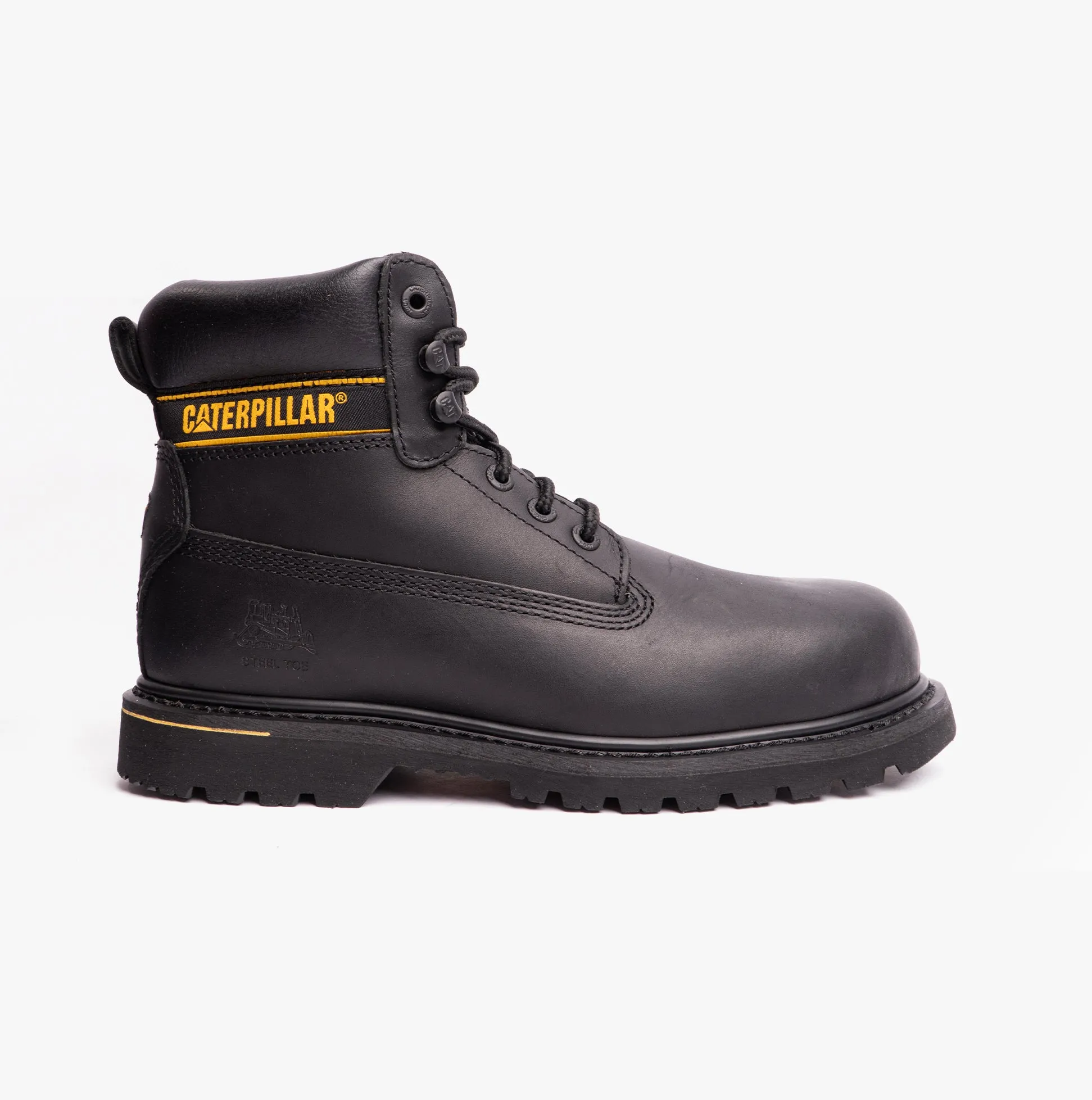 CAT HOLTON SB Mens Leather Safety Boots Black sold by Shuperb