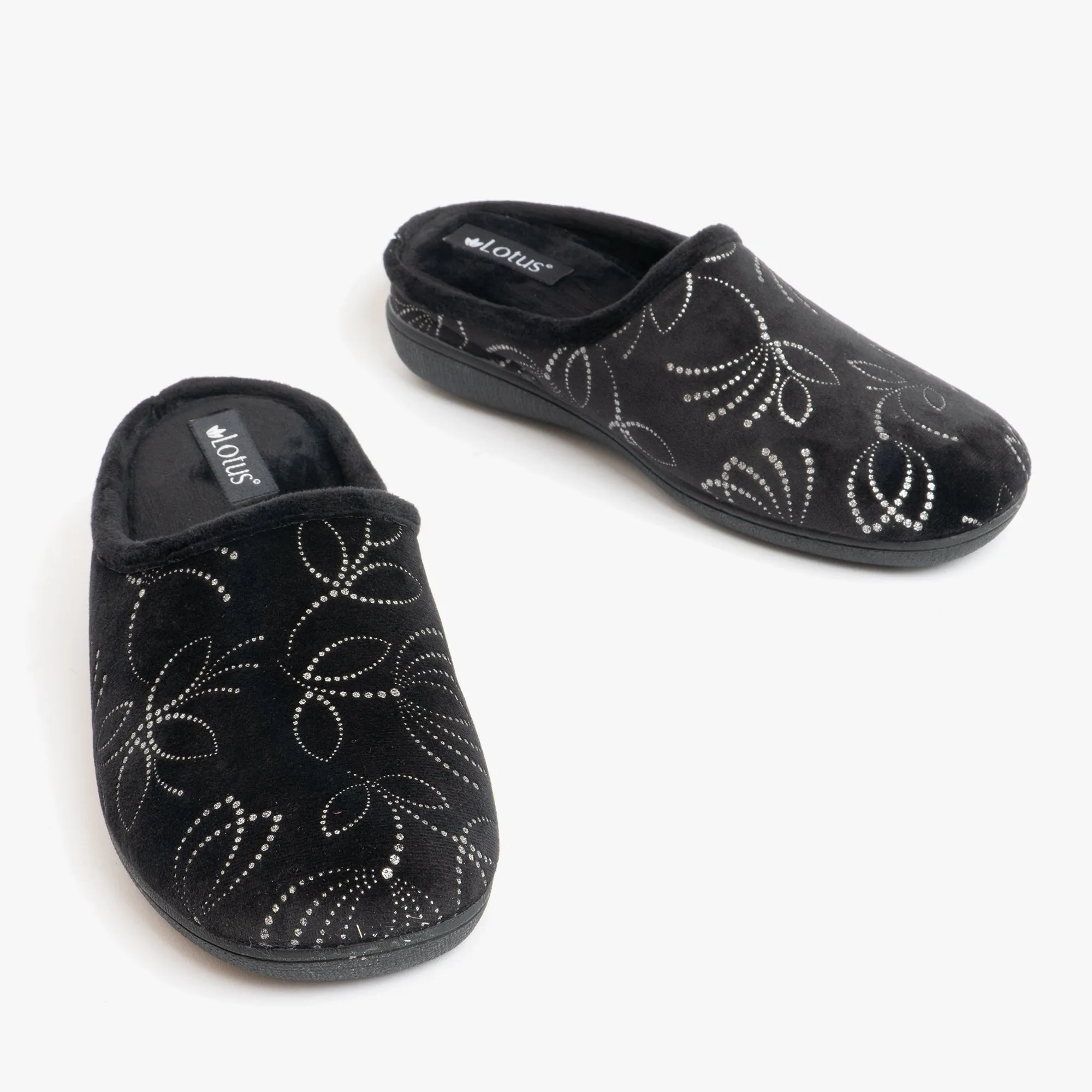 ELIZABETH Ladies Mule Slippers Black sold by Shuperb product image thumbnail 3