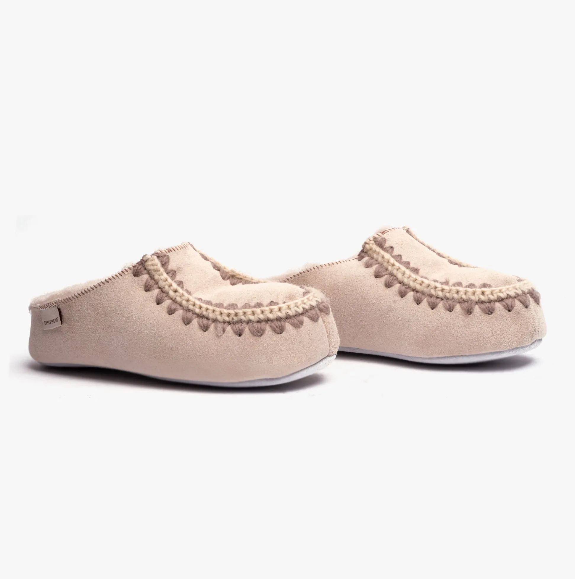 Shepherd BEATRICE Womens Sheepskin Mules Honey sold by Shuperb product image thumbnail 5