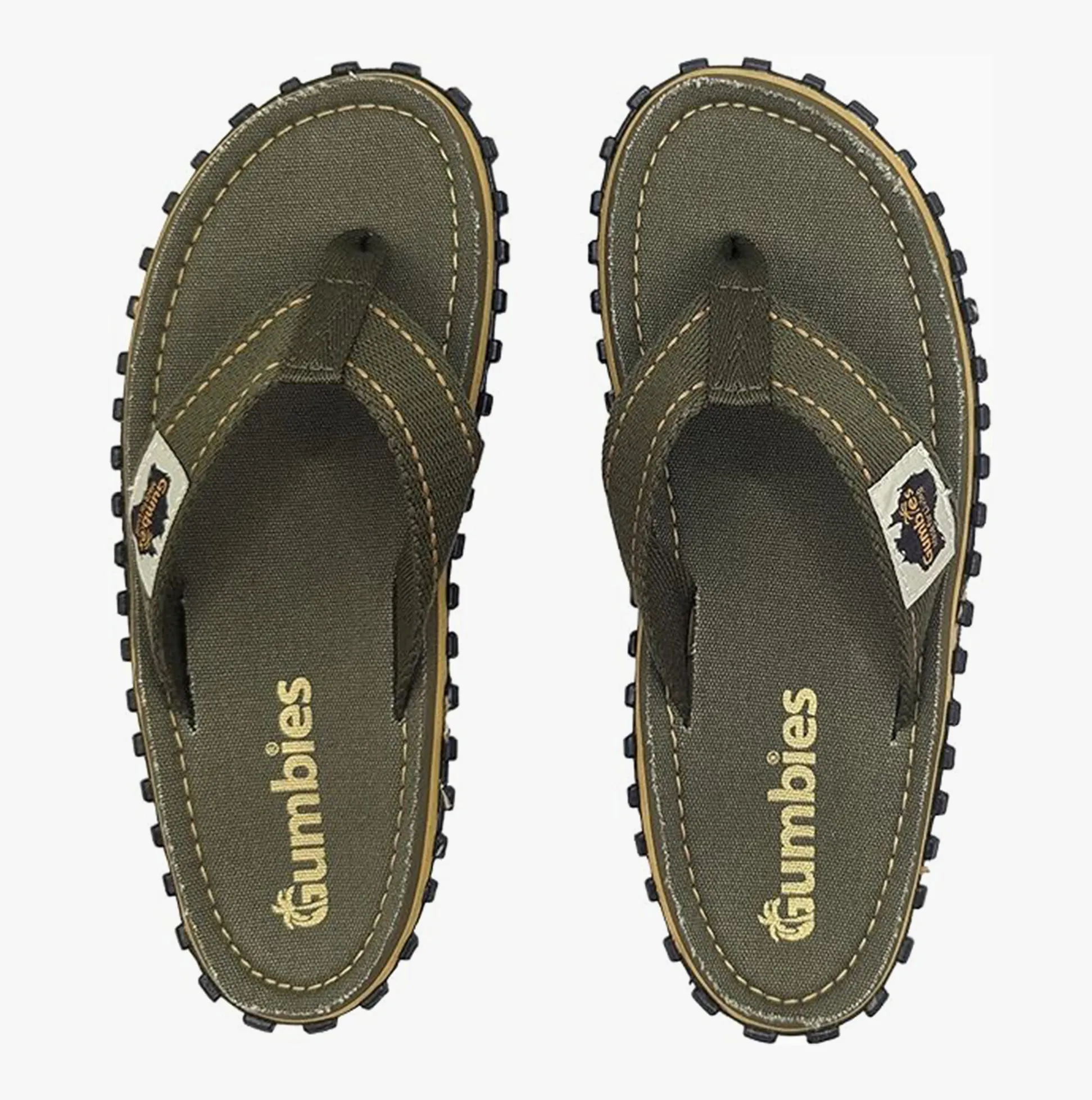 Gumbies ISLANDER Unisex Flip-Flops Classic Khaki sold by Shuperb product image thumbnail 5