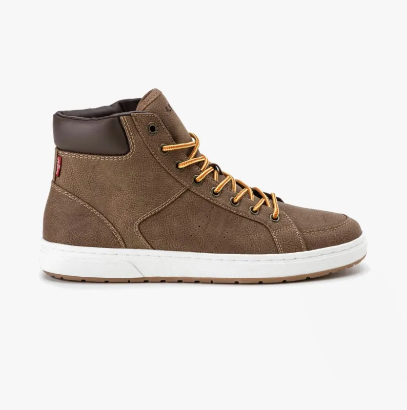 PIPER MID Mens Trainers Medium Brown sold by Shuperb