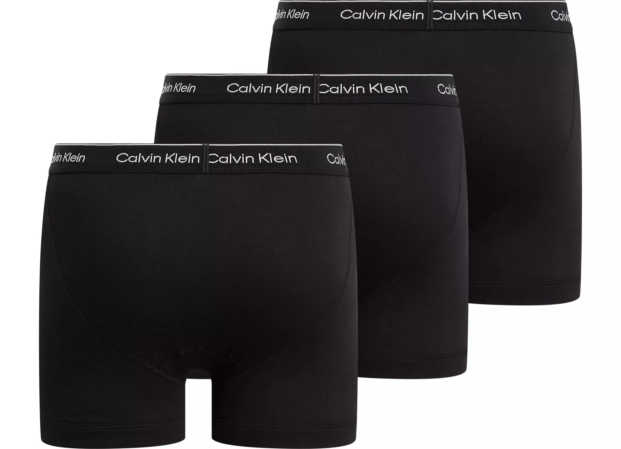 Calvin Klein COTTON CLASSICS Mens 3 Pack Boxer Briefs Black sold by Shuperb