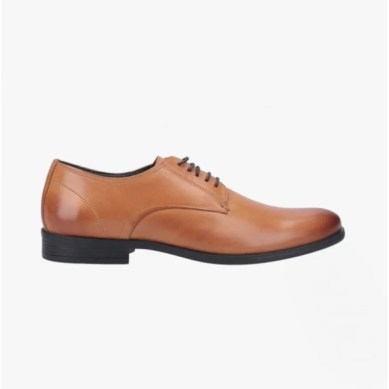 Hush Puppies OSCAR CLEAN TOE Mens Leather Derby Shoes Tan sold by Shuperb