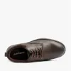 Hush Puppies DYLAN Mens Leather Derby Shoes Dark Brown sold by Shuperb