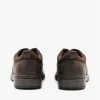 Hush Puppies DYLAN Mens Leather Derby Shoes Dark Brown sold by Shuperb