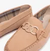 Barbour ASTRID Womens Buckle Loafers Beige sold by Shuperb