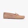 Barbour ASTRID Womens Buckle Loafers Beige sold by Shuperb