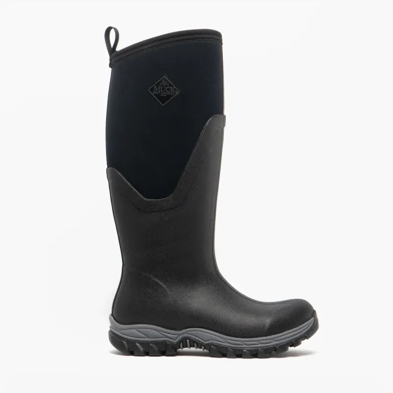 ARCTIC SPORT II TALL Ladies Rubber Wellington Boots Black sold by Shuperb
