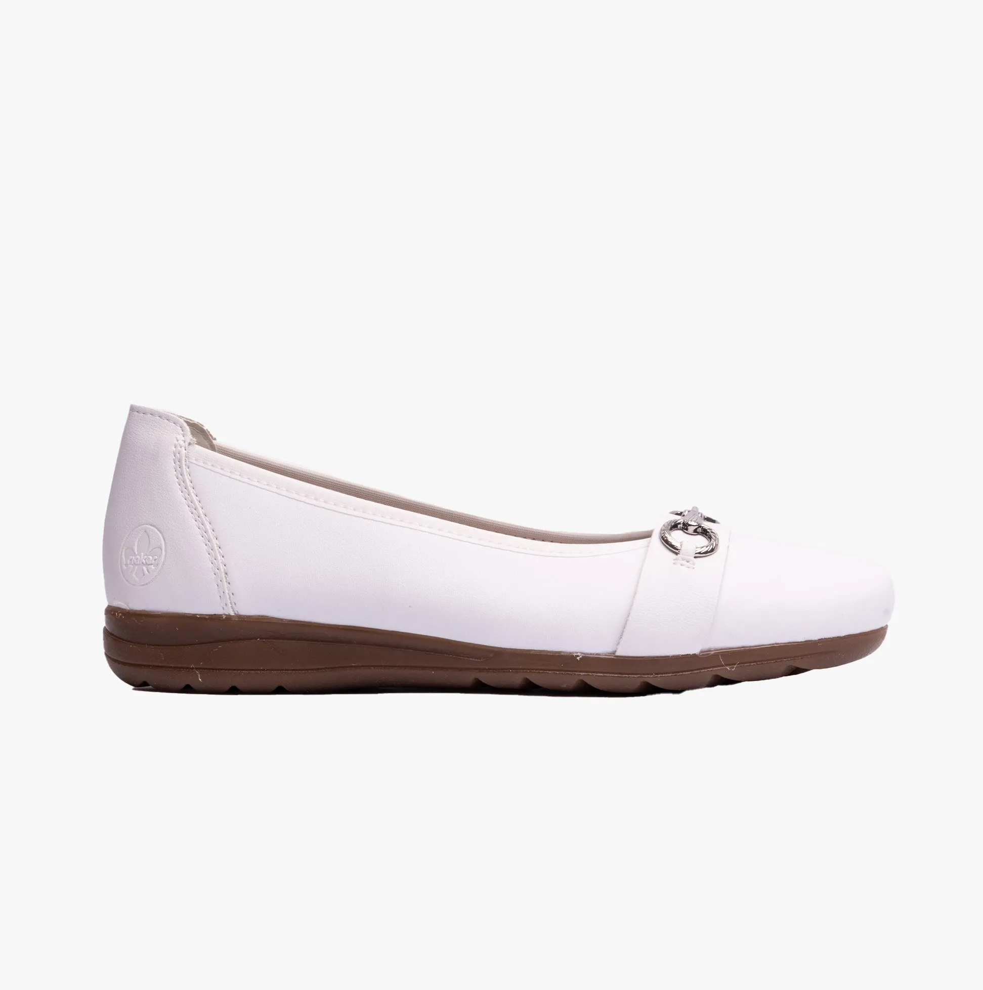 Rieker L9360-80 Womens Shoes White sold by Shuperb