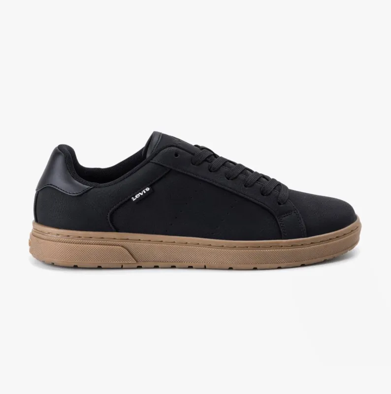 PIPER Mens Trainers Black/Gum sold by Shuperb