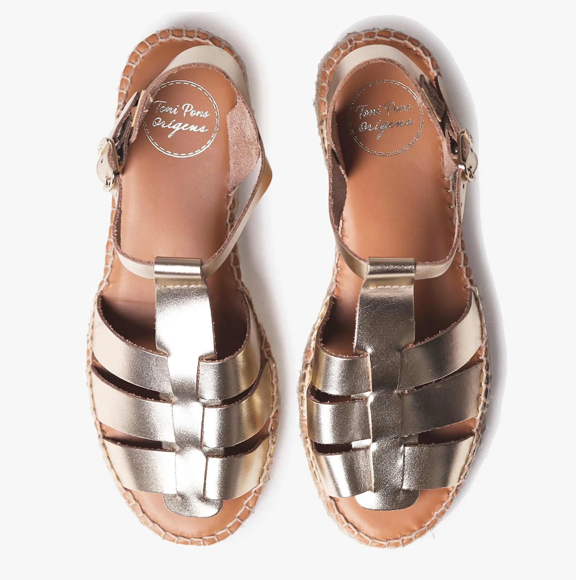 Toni Pons EMMA Womens Espadrille Sandals Platinum sold by Shuperb product image thumbnail 3