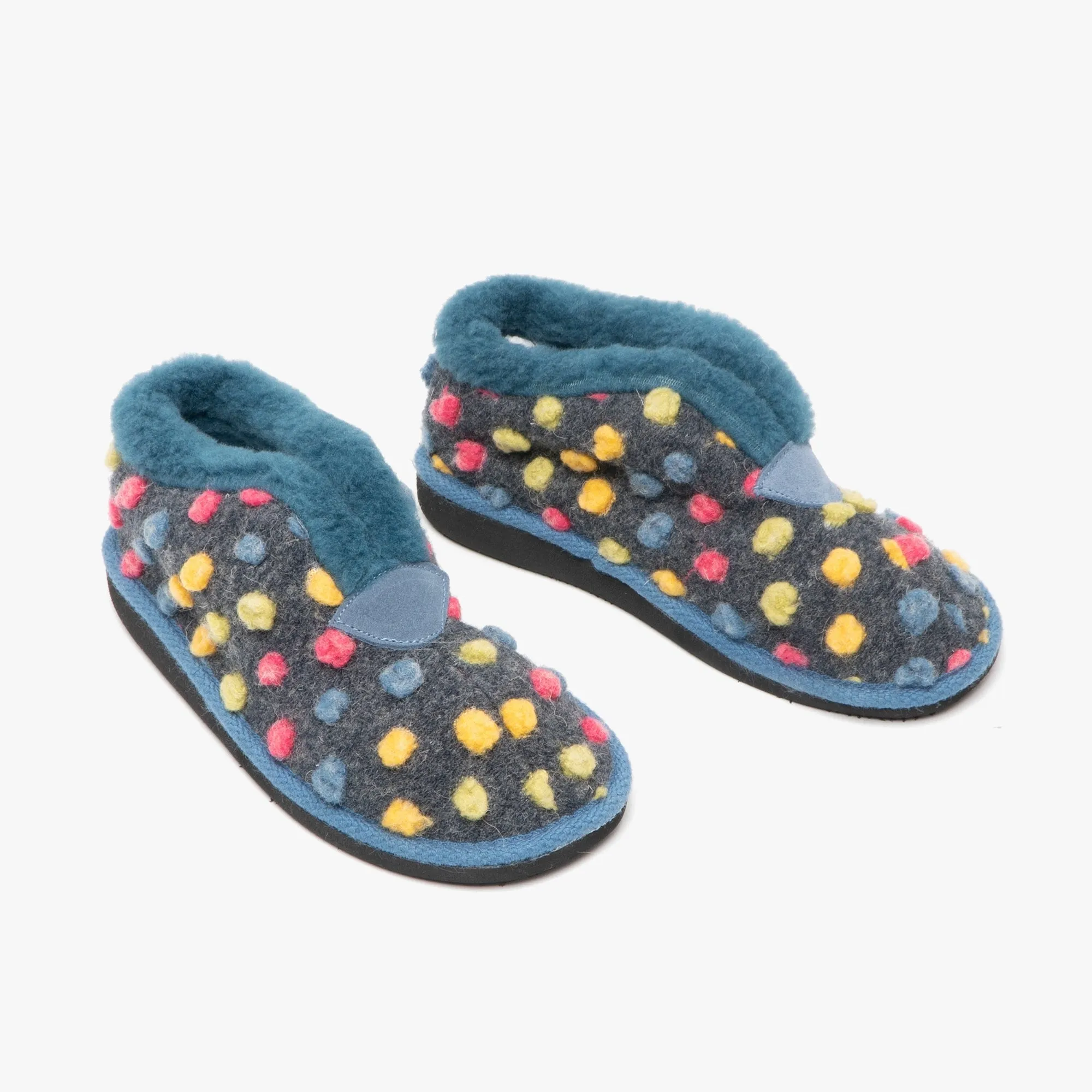 Sleepers TILLY Womens Boot Slippers Blue/Multi sold by Shuperb product image thumbnail 2
