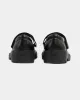 GEOX JR CASEY Girls Matte Black Leather School Shoes sold by Shuperb