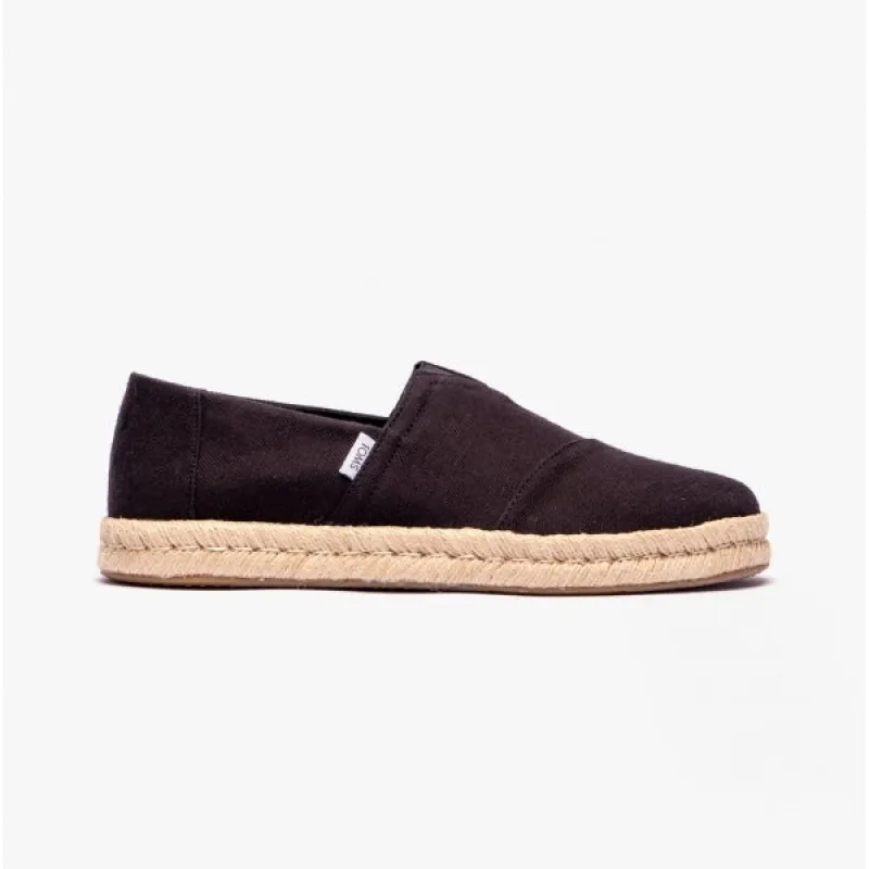 TOMS ALP ROPE 2.0 Mens Espadrille Black sold by Shuperb