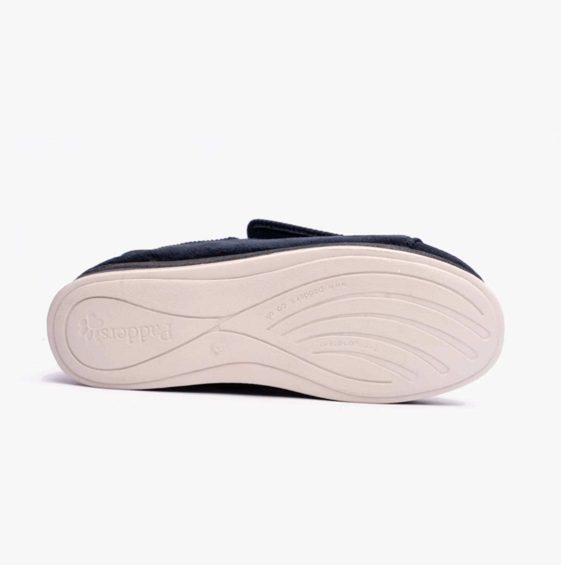 Padders PETER Mens (H/K Fit) Touch Fasten Slippers Navy sold by Shuperb product image thumbnail 5